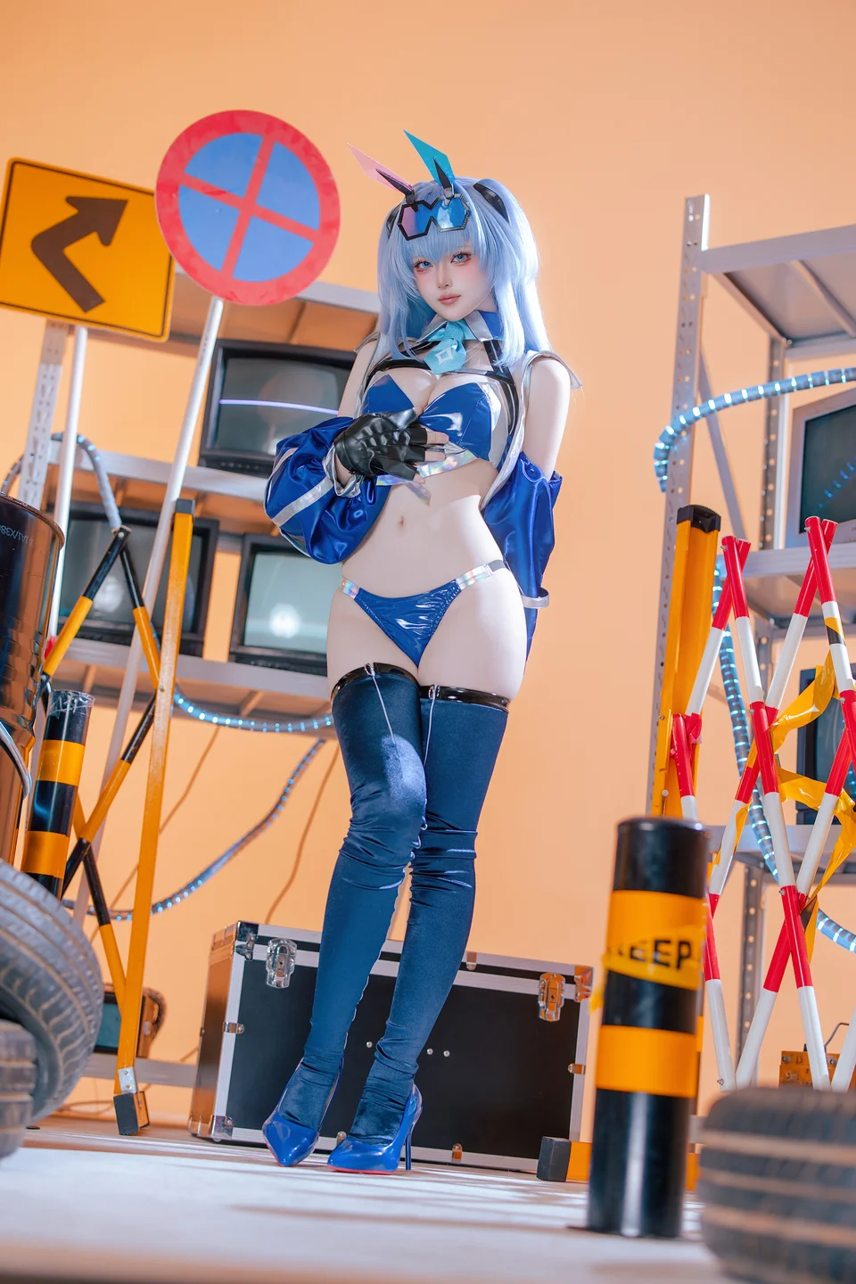 屿鱼 - No.082 碧蓝航线 花园赛车服 [82P-792MB] tg@simisebaisi 【丝足阁】049.webp